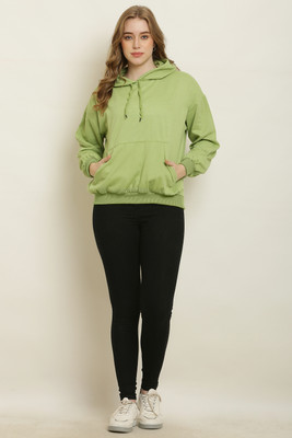 elegance redefined Full Sleeve Solid Women Sweatshirt