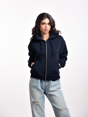 Femmora Full Sleeve Solid Women Sweatshirt