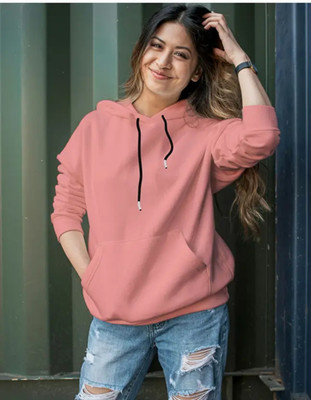Clothy Full Sleeve Solid Women Reversible Sweatshirt