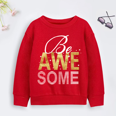 Trampoline Full Sleeve Graphic Print Girls Sweatshirt
