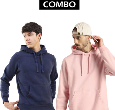 wildborn Full Sleeve Solid Men Sweatshirt