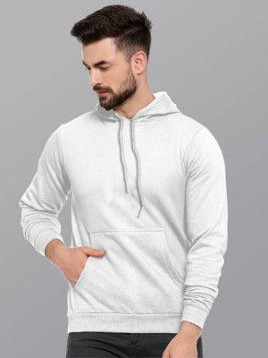 PicPok Full Sleeve Solid Men Sweatshirt