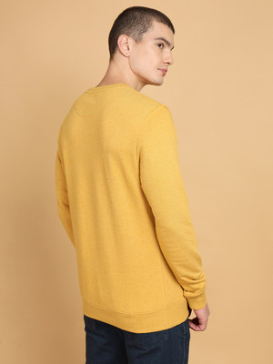Wrangler Full Sleeve Solid Men Sweatshirt