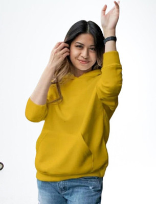 INFIRAX Full Sleeve Solid Women Sweatshirt