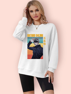IDEAL FOZ Full Sleeve Printed Women Sweatshirt