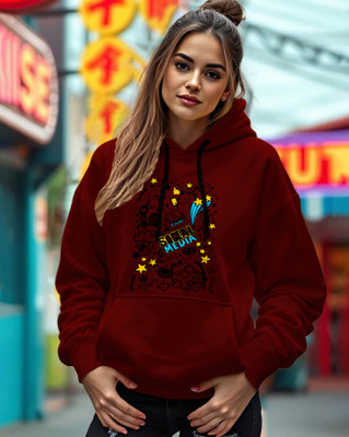 ENITOR Full Sleeve Printed Women Sweatshirt