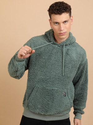 HIGHLANDER Full Sleeve Self Design Men Sweatshirt