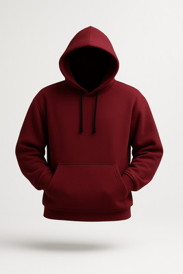 Wellvery Full Sleeve Solid Men Sweatshirt