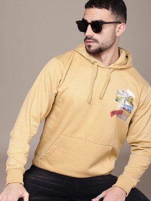 Roadster Full Sleeve Solid Men Sweatshirt