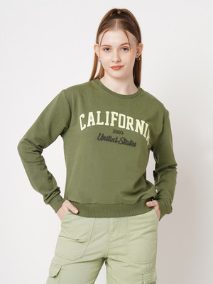 Kraus Jeans Full Sleeve Printed Women Sweatshirt