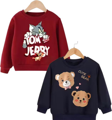Msy Full Sleeve Printed Boys & Girls Sweatshirt