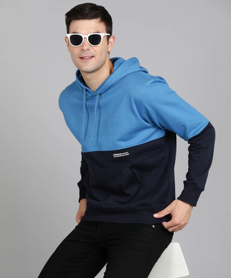 Alan Jones Full Sleeve Color Block Men Sweatshirt