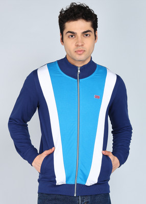 PETER ENGLAND Full Sleeve Color Block Men Sweatshirt