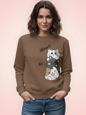 Stylezone Full Sleeve Self Design Women Sweatshirt