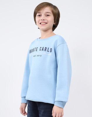 MONTE CARLO Full Sleeve Printed Boys Sweatshirt