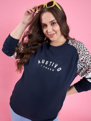 Austivo Full Sleeve Printed Women Sweatshirt
