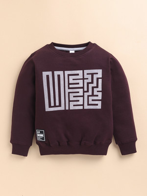 Ginie Full Sleeve Printed Boys Sweatshirt