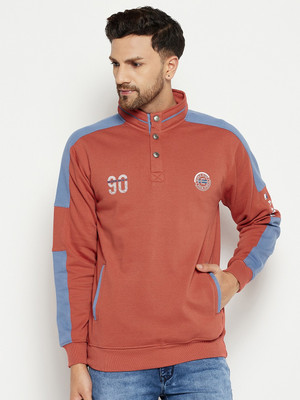 DUKE Full Sleeve Color Block Men Sweatshirt