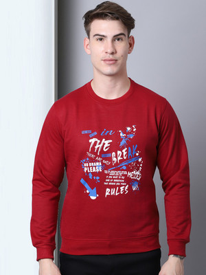 OBAAN Full Sleeve Printed Men Sweatshirt
