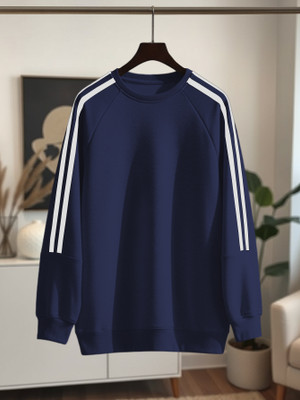 FashionAndYOUTH Full Sleeve Striped Men Sweatshirt