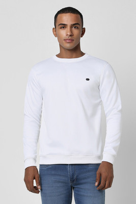 PETER ENGLAND Full Sleeve Solid Men Sweatshirt