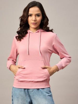 Roadster Full Sleeve Solid Women Sweatshirt