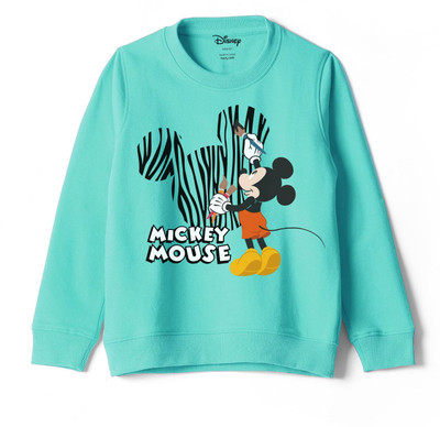 DISNEY BY MISS & CHIEF Full Sleeve Graphic Print Boys Sweatshirt