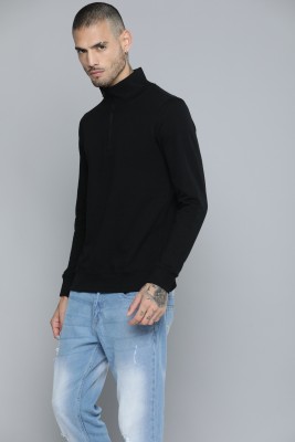 CRAFTING CLUB Full Sleeve Solid Men Sweatshirt