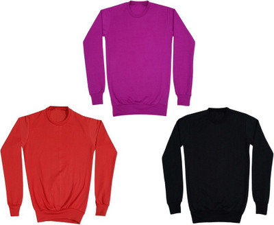 AE Trends Full Sleeve Solid Boys Sweatshirt