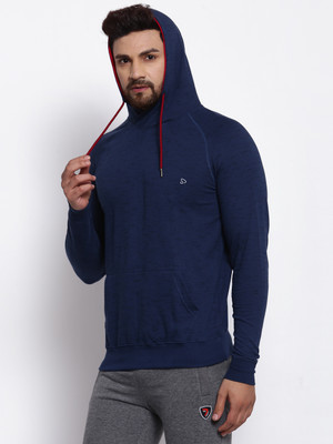 SPORTO Full Sleeve Self Design Men Sweatshirt