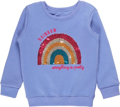 BodyCare Full Sleeve Printed Baby Girls Sweatshirt