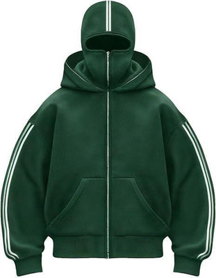Meerza Full Sleeve Striped Men & Women Sweatshirt