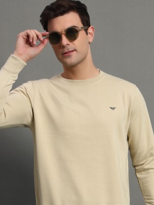 XYRIS Full Sleeve Solid Men Sweatshirt