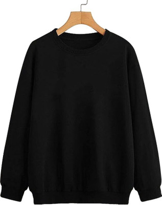 Ullas Sports Full Sleeve Solid Men Sweatshirt