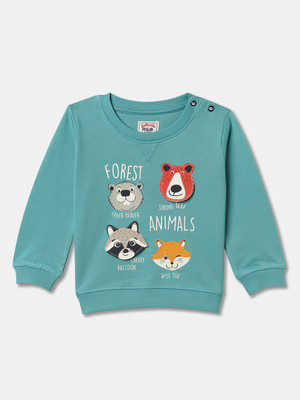 R&B Full Sleeve Applique Baby Boys Sweatshirt