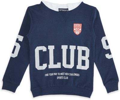 Pantaloons Junior Full Sleeve Printed Boys Sweatshirt