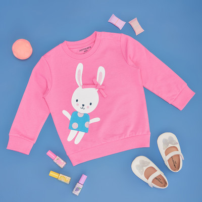 Pantaloons Baby Full Sleeve Solid Baby Girls Sweatshirt