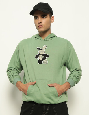 WOXEN Full Sleeve Applique Men Sweatshirt