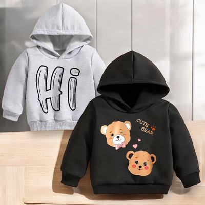 DOODEEKIDS Full Sleeve Printed Boys & Girls Sweatshirt