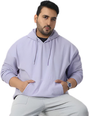 KIXO PLUS Full Sleeve Solid Men Sweatshirt