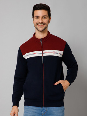 CANTABIL Full Sleeve Color Block Men Sweatshirt