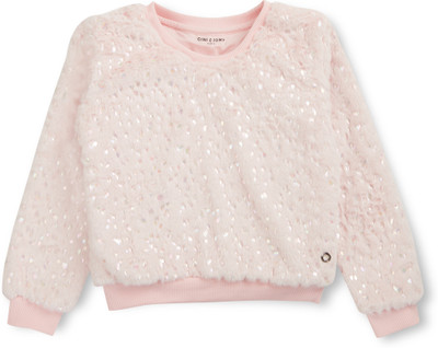 GINI & JONY Full Sleeve Solid Baby Girls Sweatshirt