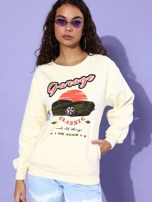 DILLINGER Full Sleeve Graphic Print Women Sweatshirt