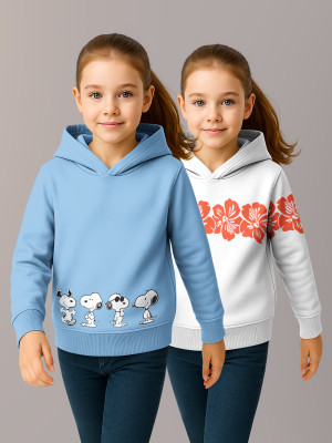 Hellcat Full Sleeve Printed Girls Sweatshirt