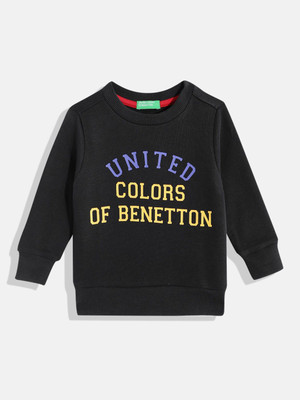 United Colors of Benetton Full Sleeve Printed Baby Boys Sweatshirt