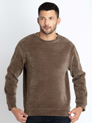 Status Quo Full Sleeve Solid Men Sweatshirt