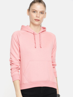 Roadster Full Sleeve Solid Women Sweatshirt