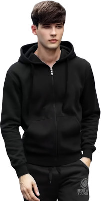 SPOWEARY Full Sleeve Solid Men Sweatshirt