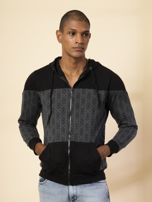 RIGO Full Sleeve Color Block Men Sweatshirt