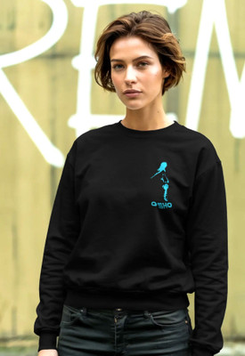 AZUREM Full Sleeve Embellished Women Sweatshirt